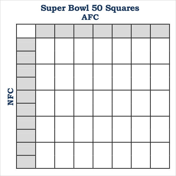 Super bowl squares online, free